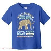 Dinosaur Facts Woolly Mammoth Science & Anatomy Gift Toddler T-Shirt thumb 0