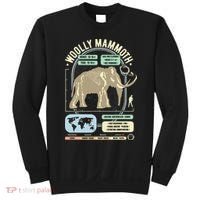 Dinosaur Facts Woolly Mammoth Science & Anatomy Gift Sweatshirt thumb 0