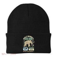 Dinosaur Facts Woolly Mammoth Science & Anatomy Gift Beanie thumb 0