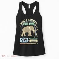 Dinosaur Facts Woolly Mammoth Science & Anatomy Gift Women's Tank Top thumb 0