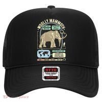 Dinosaur Facts Woolly Mammoth Science & Anatomy Gift Hat thumb 0