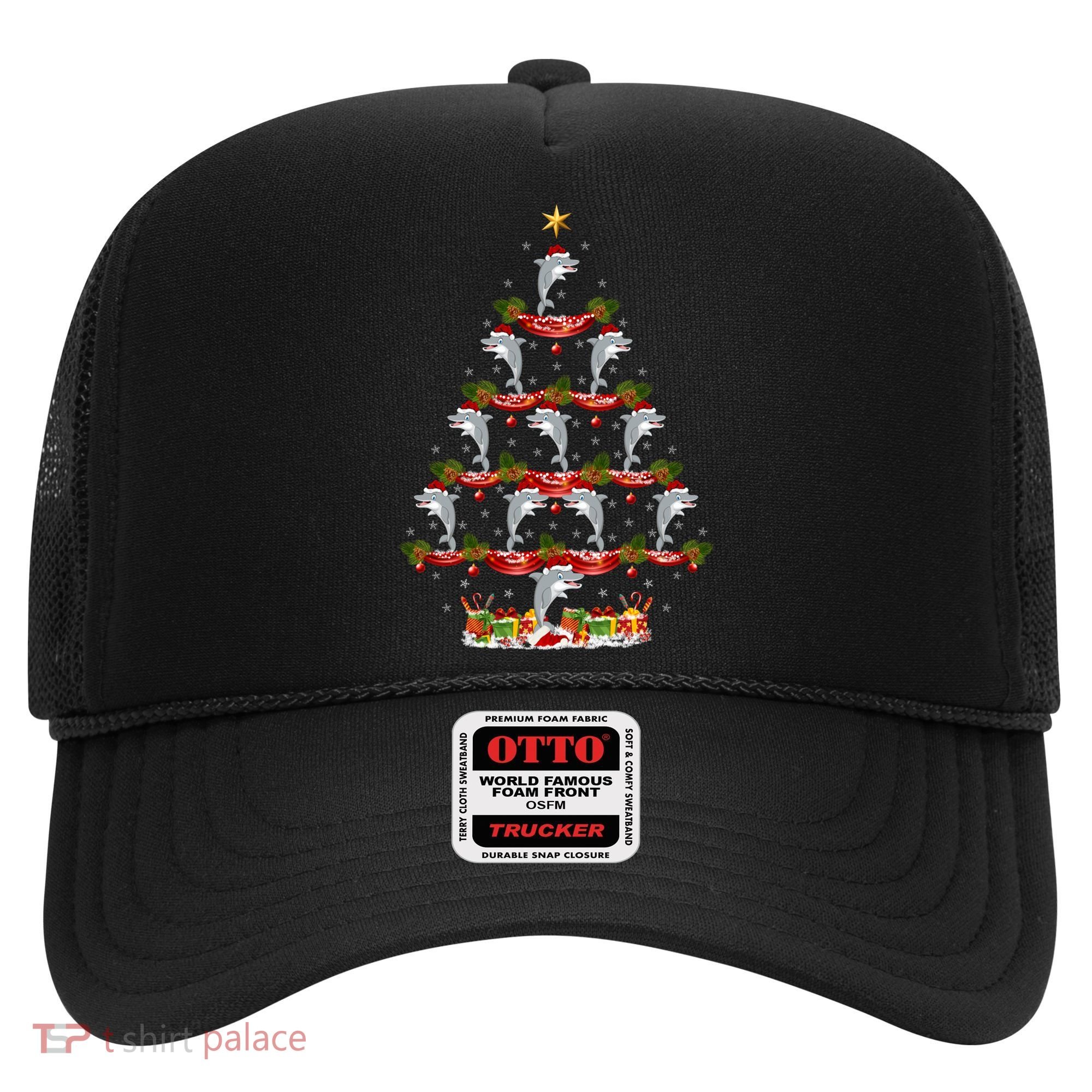 Dolphin Fish Xmas Tree Lighting Dolphin Christmas Tree Gift Hat