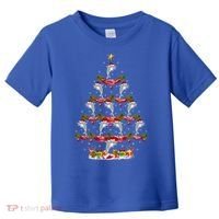 Dolphin Fish Xmas Tree Lighting Dolphin Christmas Tree Gift Toddler T-Shirt thumb 0
