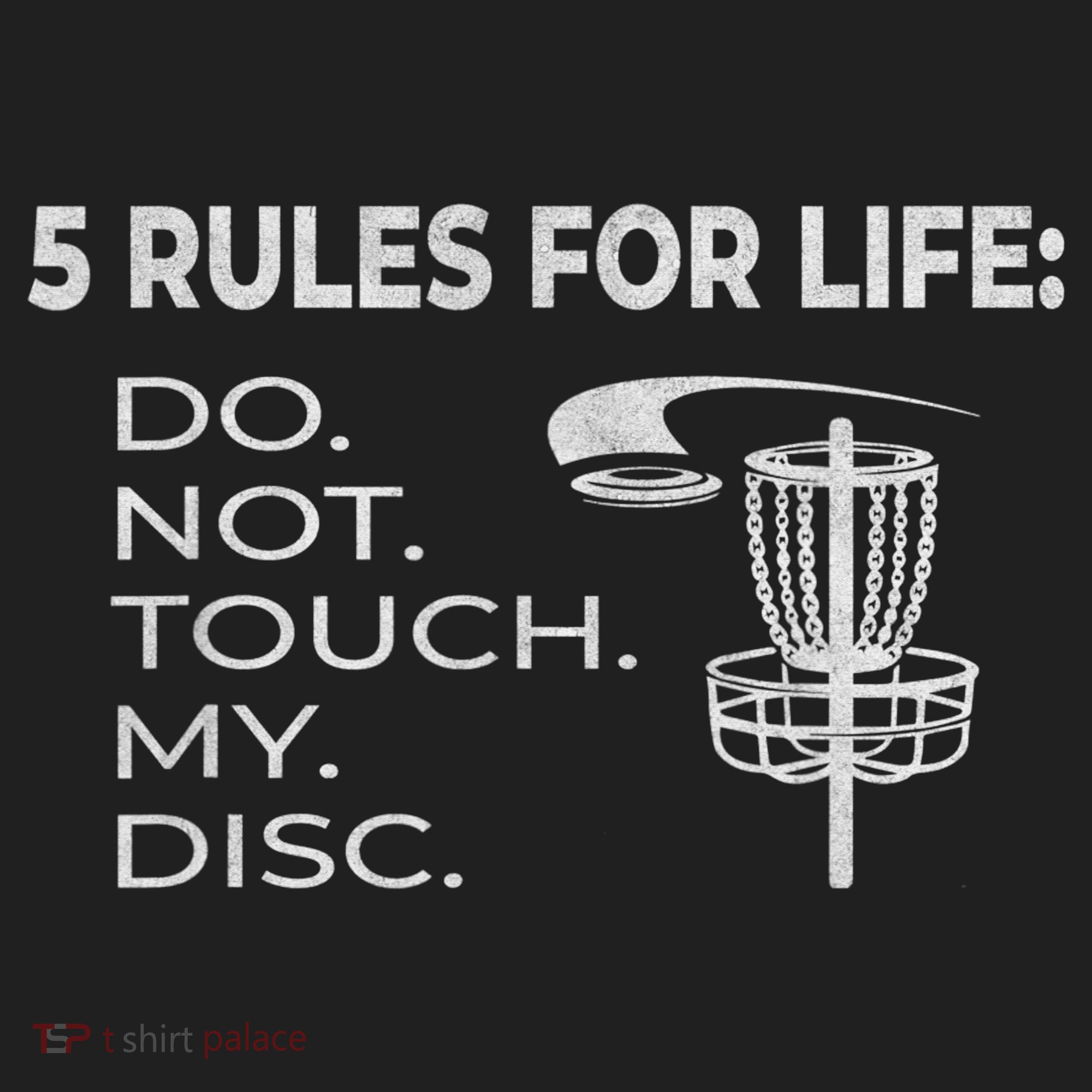 Disc Golf 5 Rules For Life I Funny Saying Women's Sweatshirt