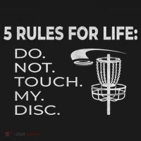 Disc Golf 5 Rules For Life I Funny Saying Tank Top thumb 6