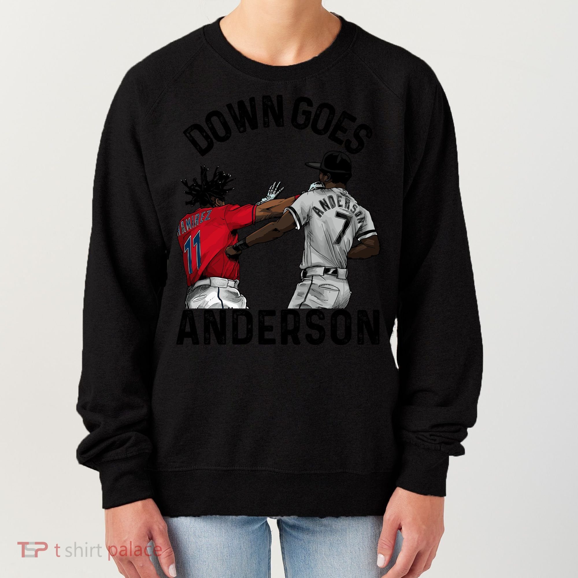 Down Goes Anderson Women's Sweatshirt