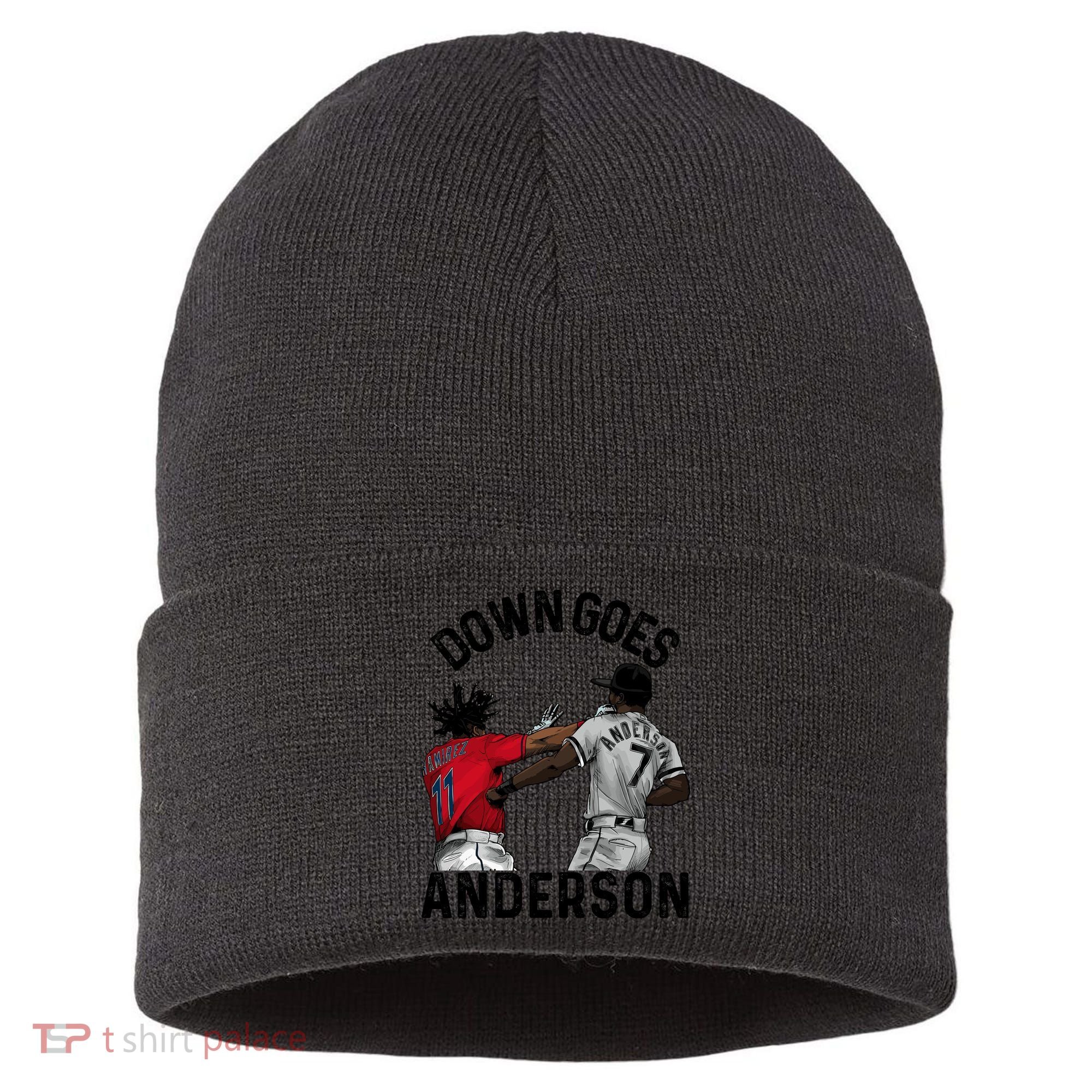 Down Goes Anderson Sustainable Knit Beanie