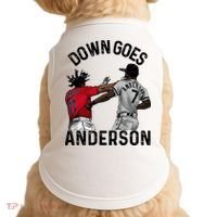Down Goes Anderson Doggie Tank thumb 0