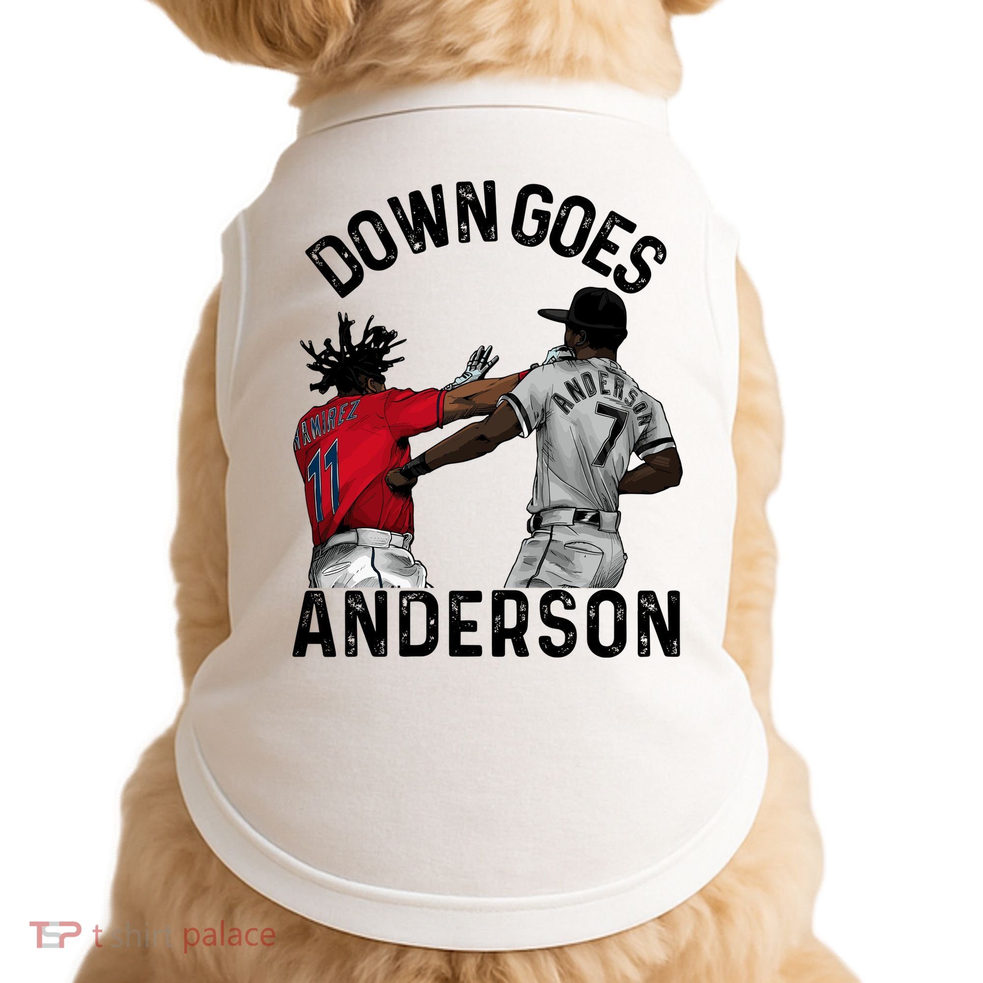 Down Goes Anderson Doggie Tank