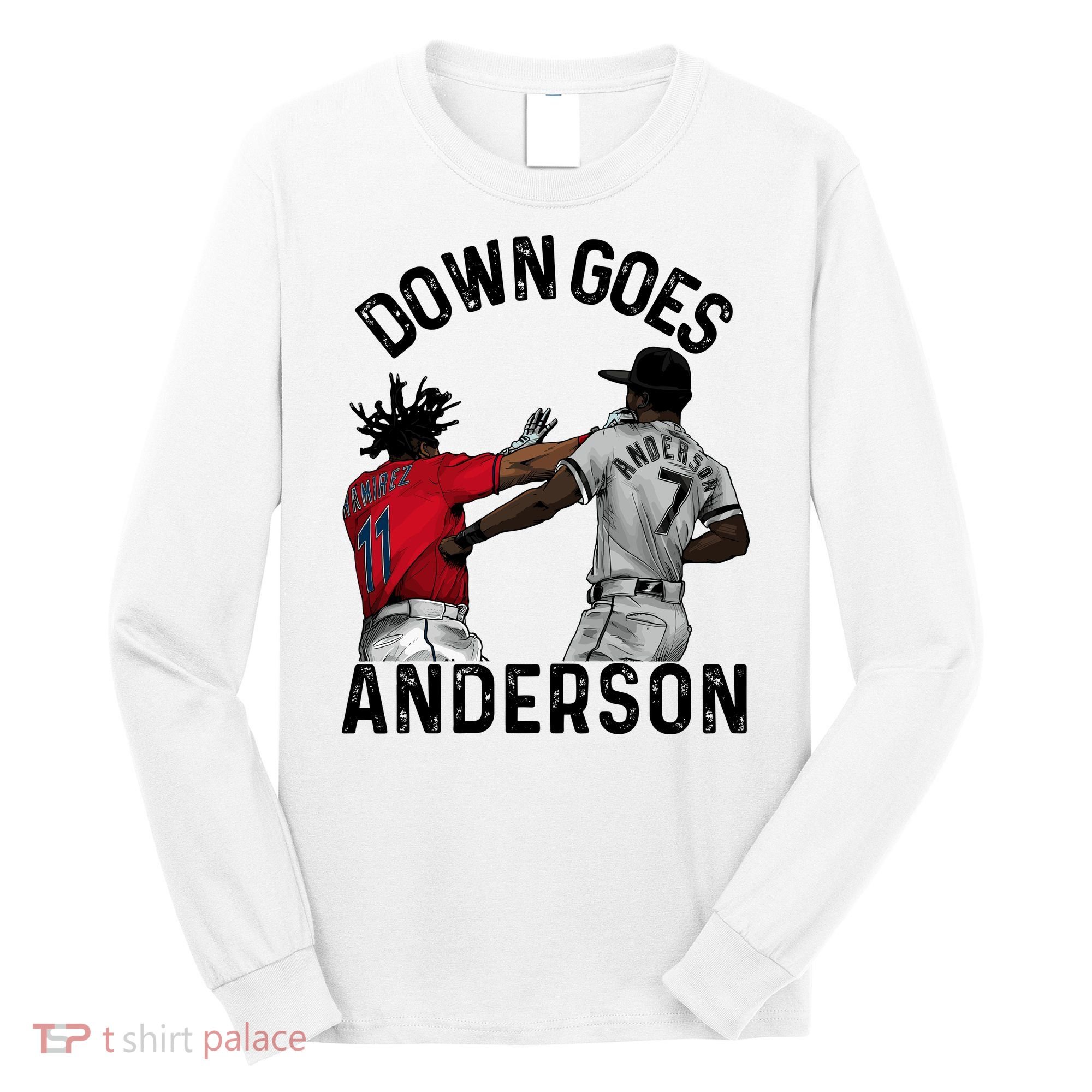 Down Goes Anderson Long Sleeve Shirt