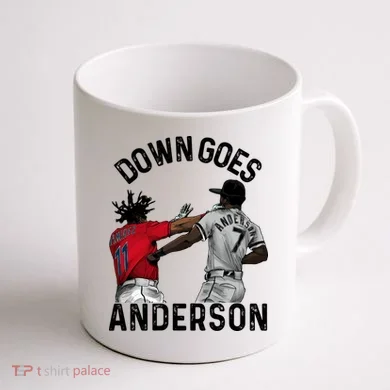 Down Goes Anderson Coffee Mug back