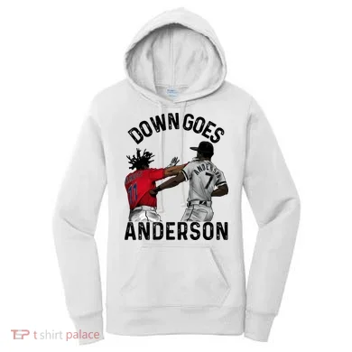 Down Goes Anderson Women's Hoodie