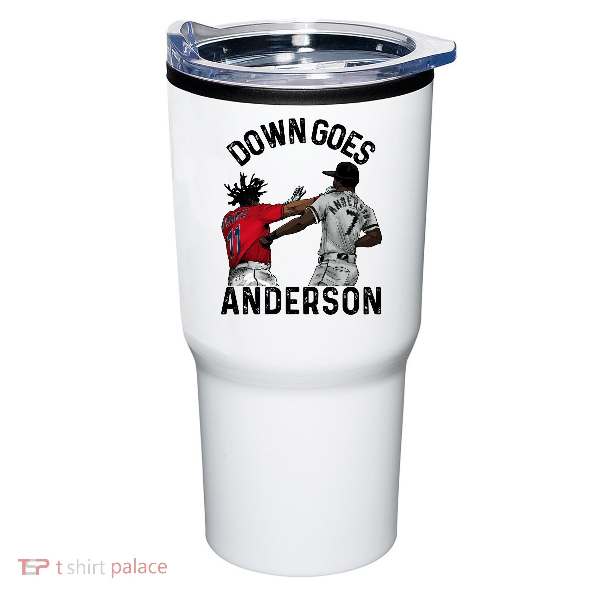 Down Goes Anderson Tumbler