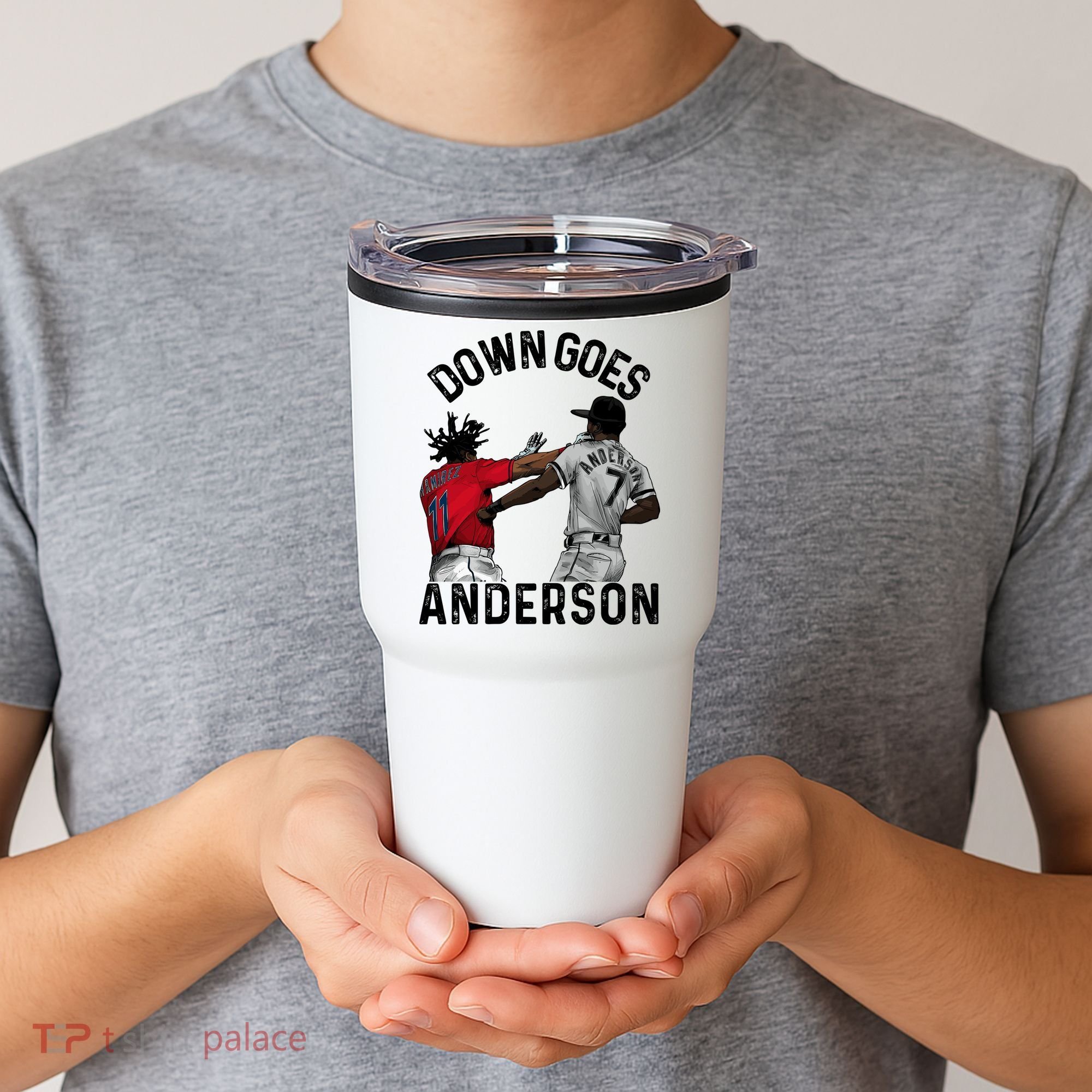 Down Goes Anderson Tumbler