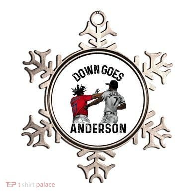 Down Goes Anderson Ornament