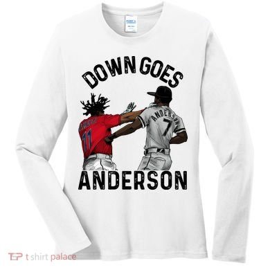 Down Goes Anderson Women's Long Sleeve Shirt