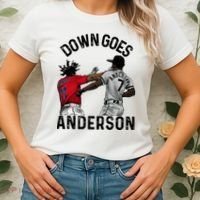 Down Goes Anderson Women's T-Shirt thumb 2