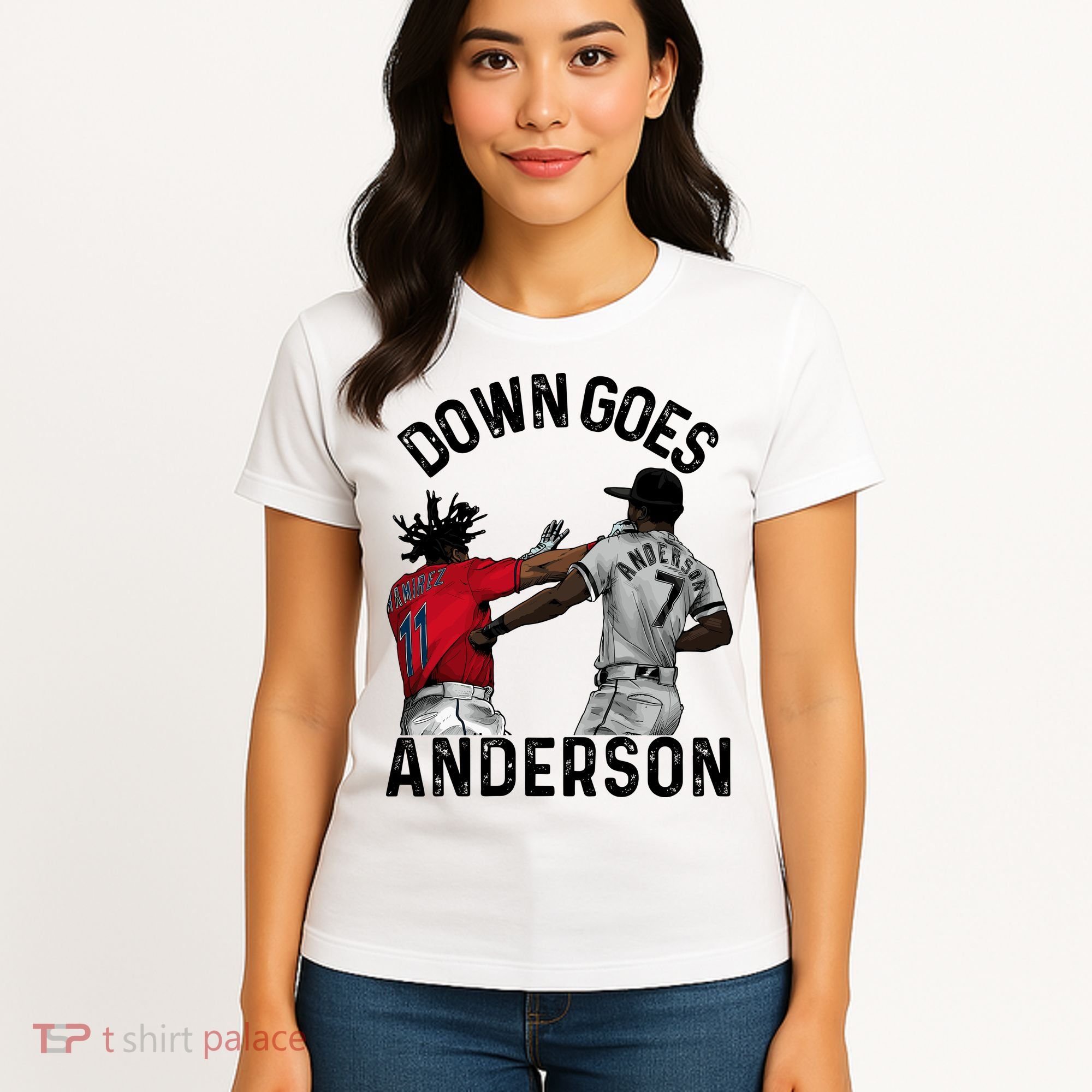 Down Goes Anderson Women's T-Shirt