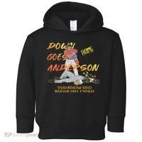 Down Goes Anderson Funny Baseball Meme Toddler Hoodie thumb 0