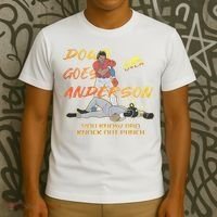 Down Goes Anderson Funny Baseball Meme T-Shirt thumb 3