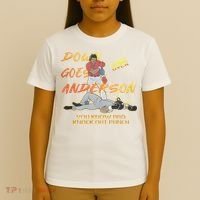 Down Goes Anderson Funny Baseball Meme T-Shirt thumb 4