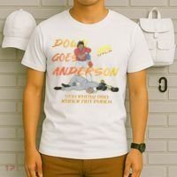 Down Goes Anderson Funny Baseball Meme T-Shirt thumb 6