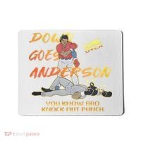 Down Goes Anderson Funny Baseball Meme Mousepad thumb 0
