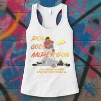 Down Goes Anderson Funny Baseball Meme Women's Tank Top thumb 3