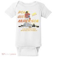 Down Goes Anderson Funny Baseball Meme Baby Bodysuit thumb 0