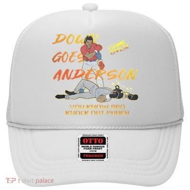 Down Goes Anderson Funny Baseball Meme Hat