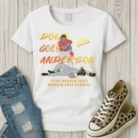 Down Goes Anderson Funny Baseball Meme Women's T-Shirt thumb 3