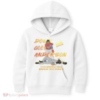 Down Goes Anderson Funny Baseball Meme Kids Hoodie thumb 0