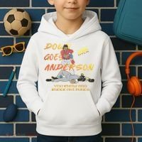 Down Goes Anderson Funny Baseball Meme Kids Hoodie thumb 2