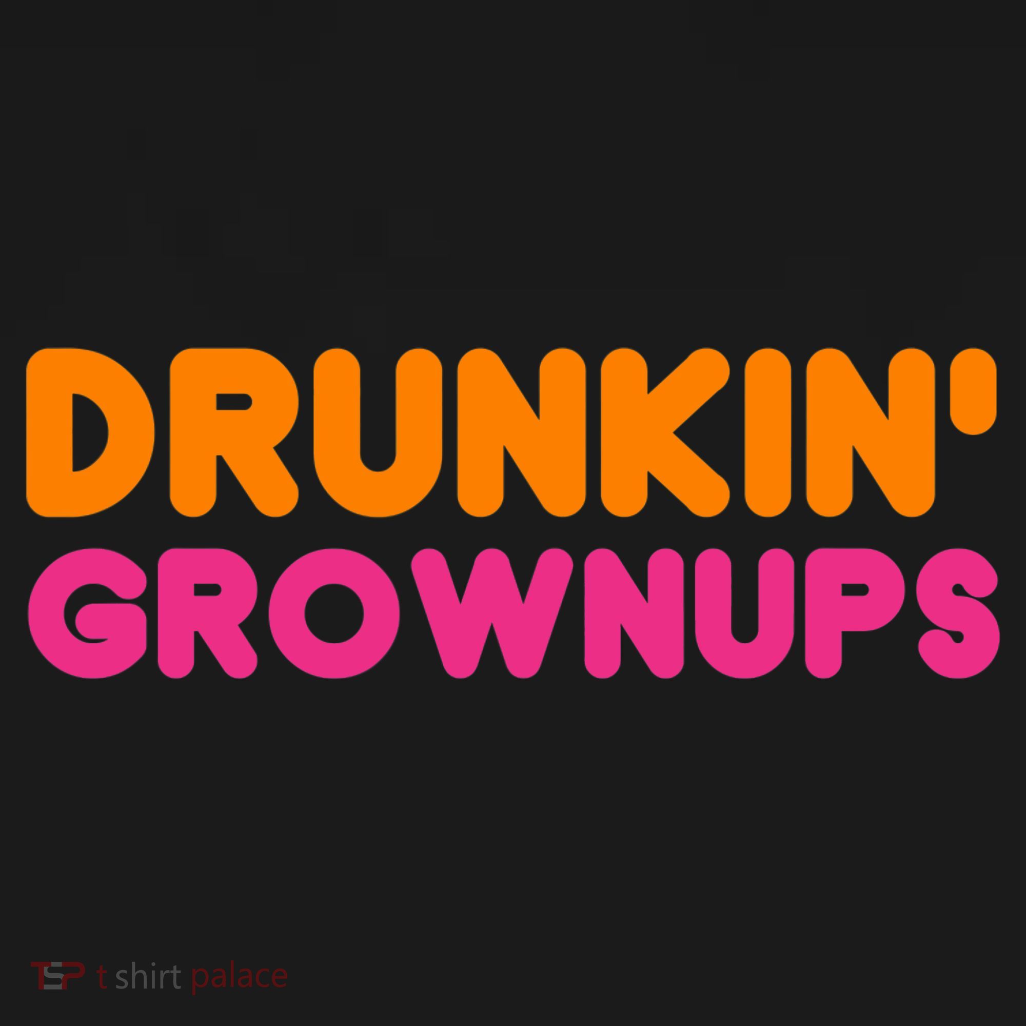 Drunkin' Grownups Adult Party Sarcastic Funny Humor Ornament
