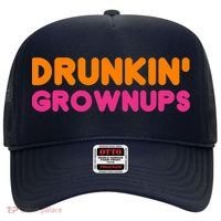 Drunkin' Grownups Adult Party Sarcastic Funny Humor Hat thumb 0
