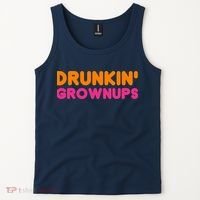Drunkin' Grownups Adult Party Sarcastic Funny Humor Tank Top thumb 2