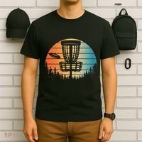 Disc Golf Art Disc Golfer Disc Golf T-Shirt thumb 6