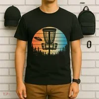 Disc Golf Art Disc Golfer Disc Golf T-Shirt thumb 6