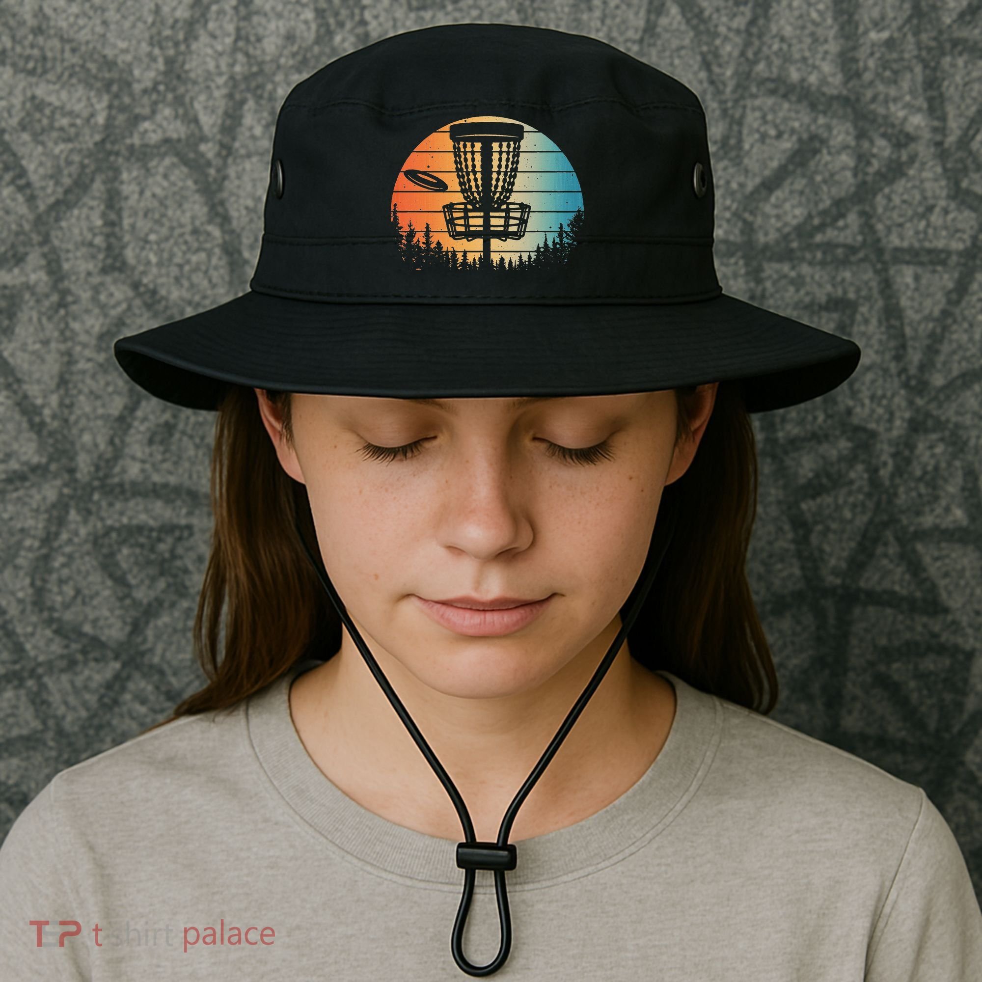 Disc Golf Art Disc Golfer Disc Golf Bucket Hat