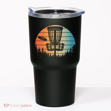 Disc Golf Art Disc Golfer Disc Golf Tumbler
