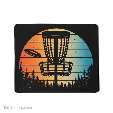 Disc Golf Art Disc Golfer Disc Golf Mousepad