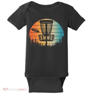 Disc Golf Art Disc Golfer Disc Golf Baby Bodysuit