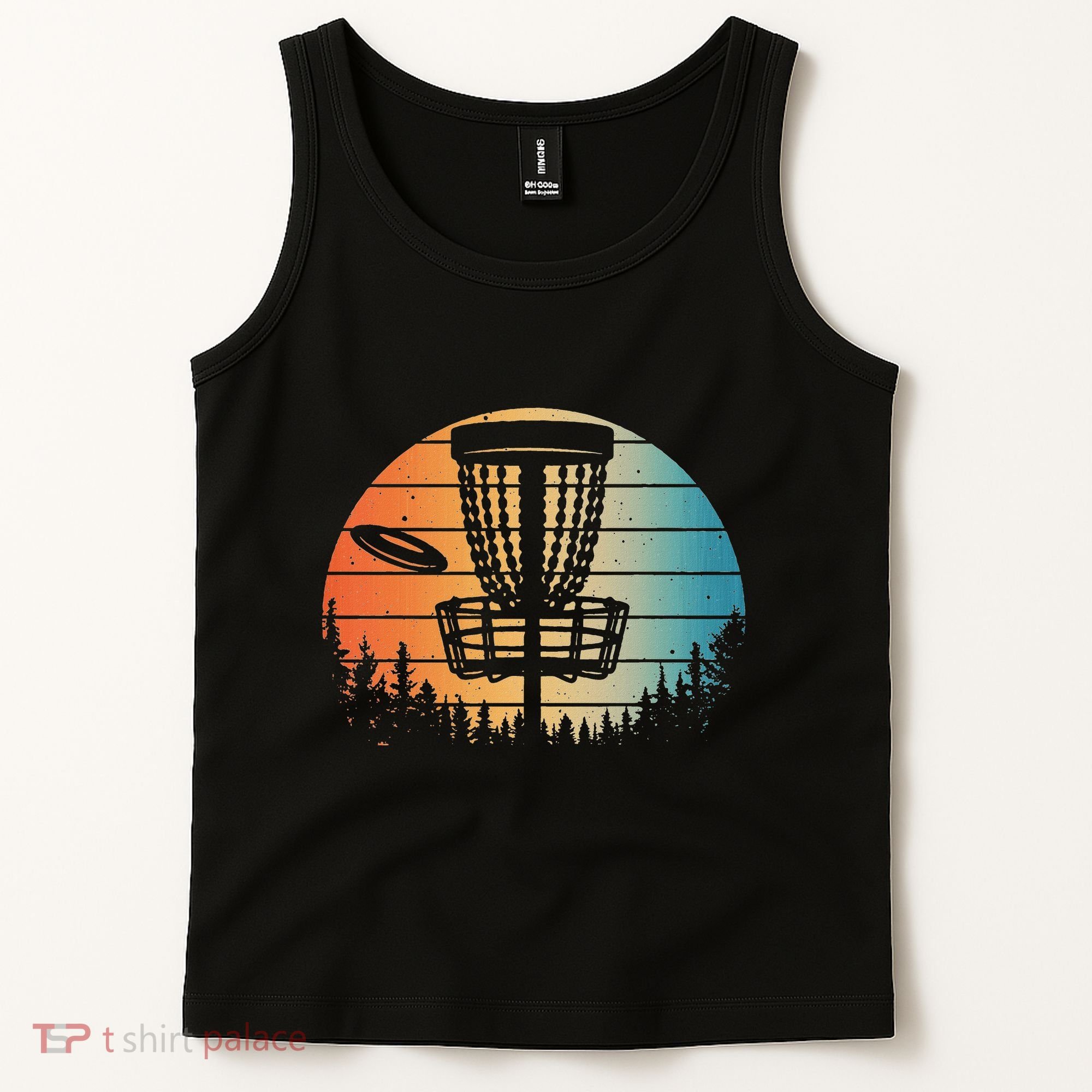 Disc Golf Art Disc Golfer Disc Golf Tank Top