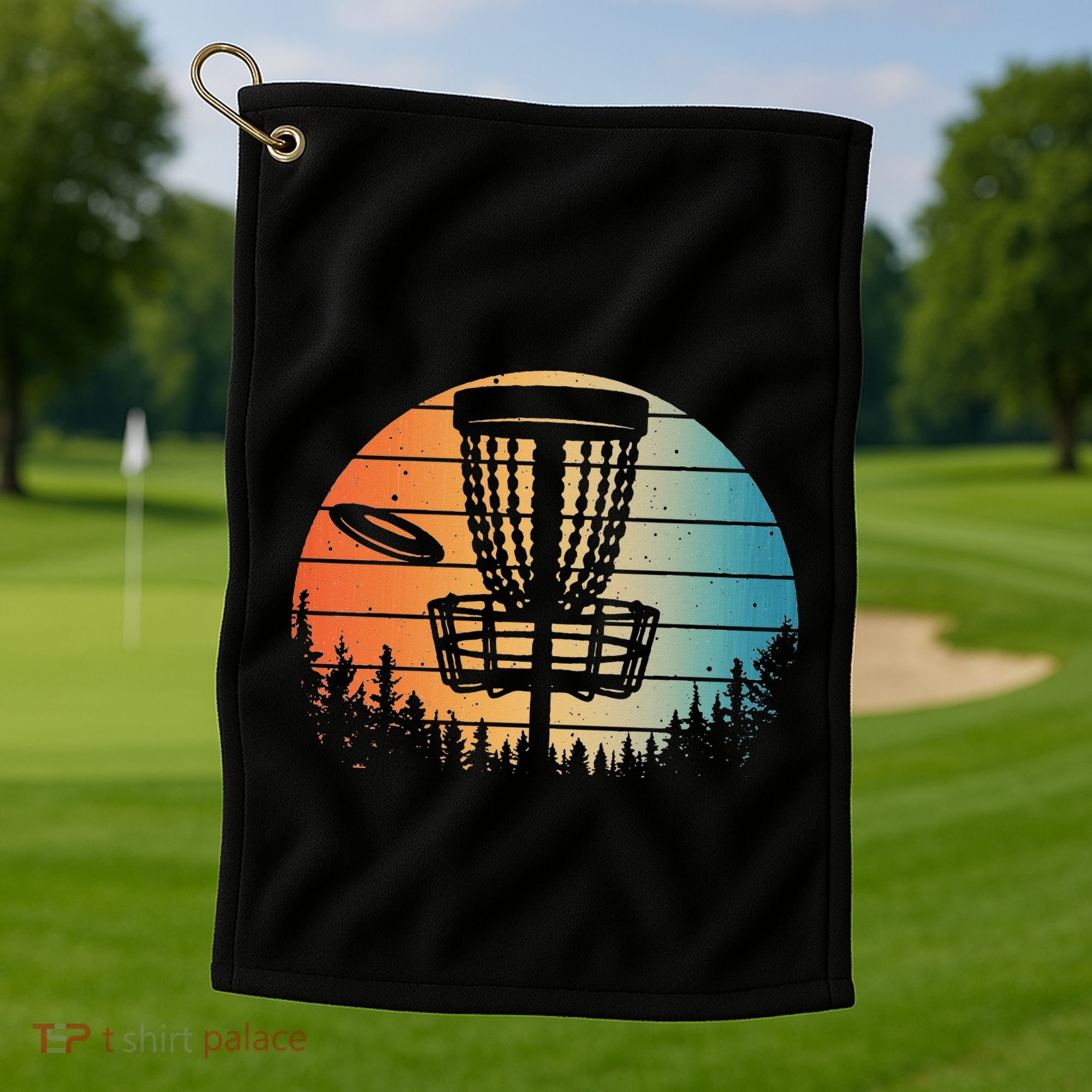 Disc Golf Art Disc Golfer Disc Golf Golf Towel