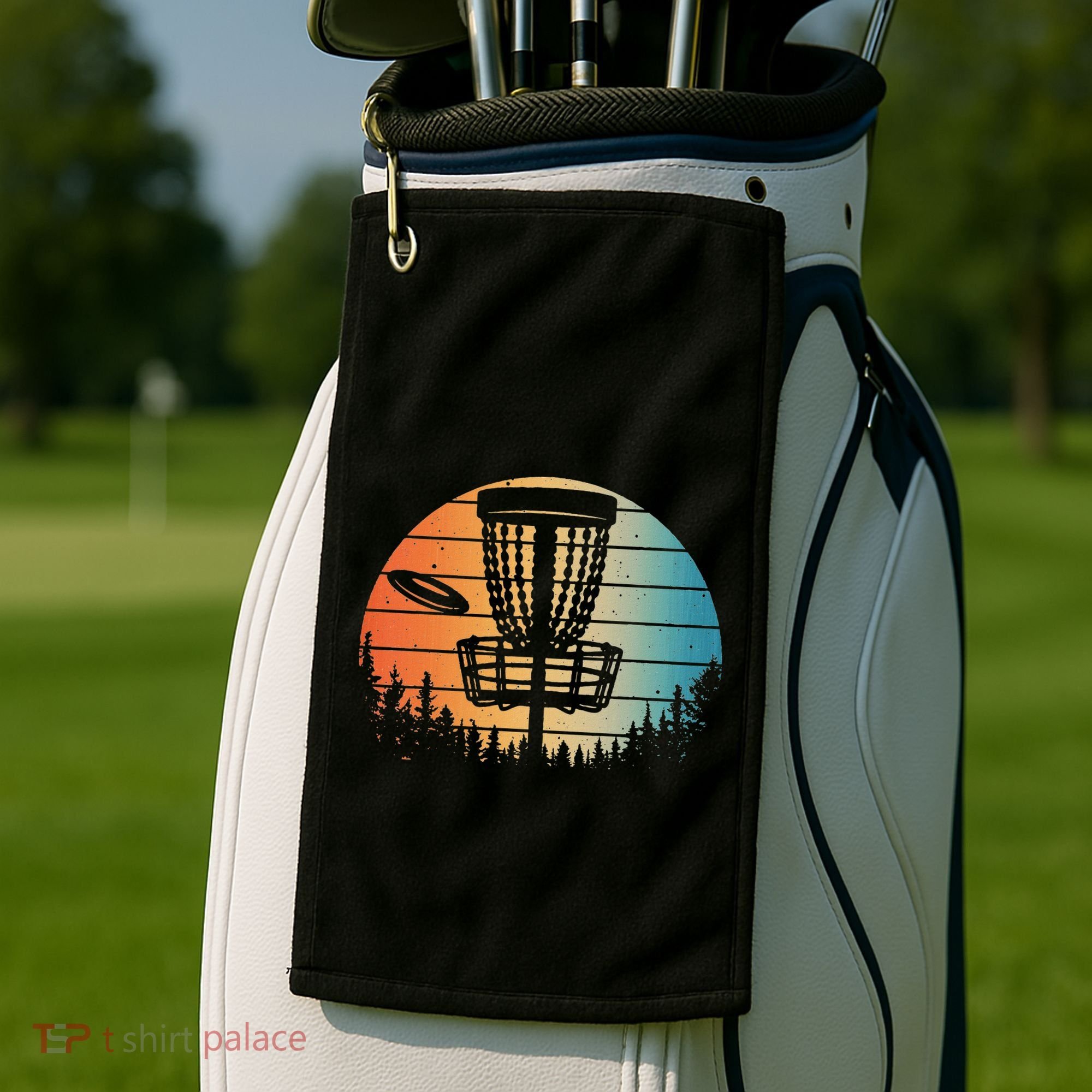 Disc Golf Art Disc Golfer Disc Golf Golf Towel