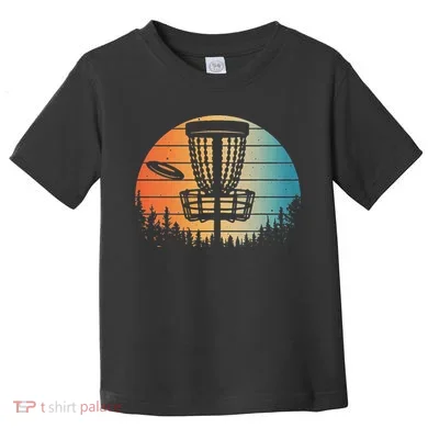 Disc Golf Art Disc Golfer Disc Golf Toddler T-Shirt