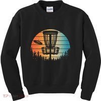 Disc Golf Art Disc Golfer Disc Golf Kids Sweatshirt thumb 0