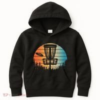 Disc Golf Art Disc Golfer Disc Golf Kids Hoodie thumb 0