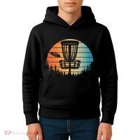 Disc Golf Art Disc Golfer Disc Golf Kids Hoodie thumb 4