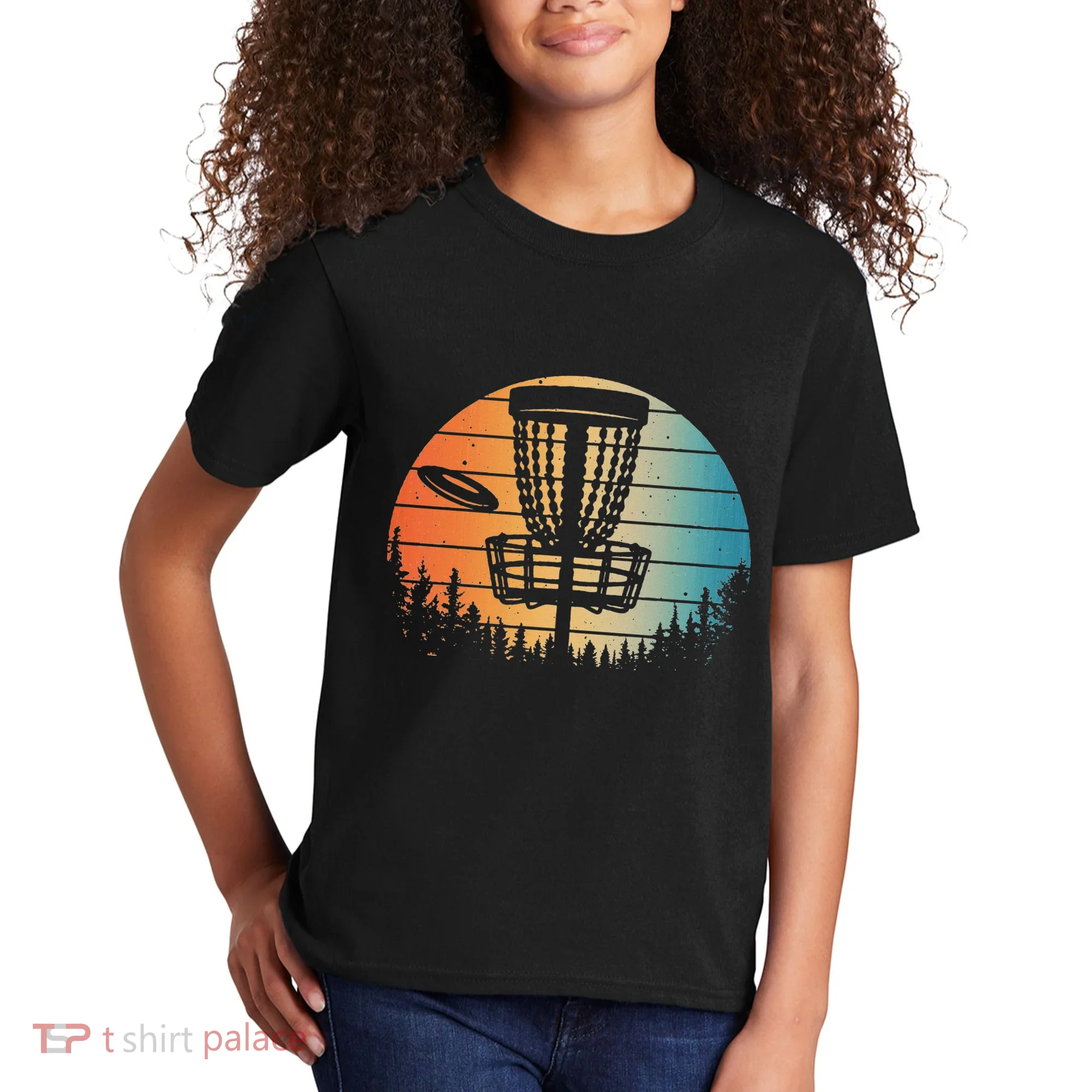 Disc Golf Art Disc Golfer Disc Golf Kids T-Shirt